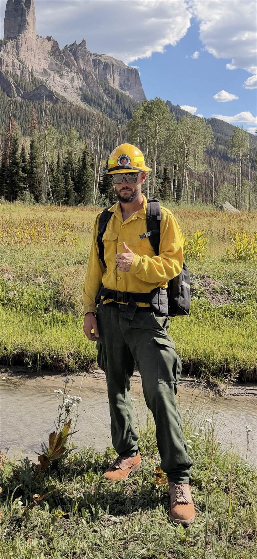 Garett Huston, owner of Firebreak Brothers Mitigation